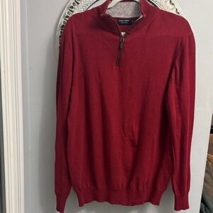 Filippo Riberti men’s Red quarter Zip-Up Sweater
Made in Italy side XL